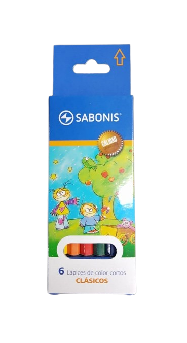 LAPIZ PC7001A INFANTIL X6 CORTO SABONIS