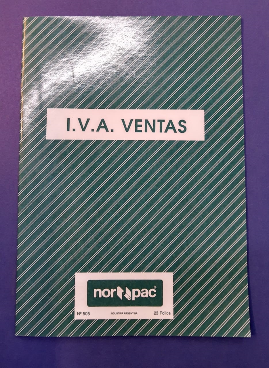 LIBRO 505 IVA VTAS 23 FOLIOS 22X29 NORPA