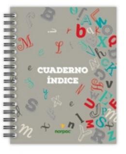 CUADERNO 5096 INDICE 80H 16X21CM NORPAC