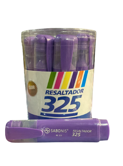 RESALTADOR RE325 VIOLETA X12 SABONIS