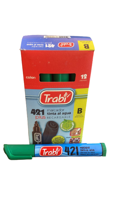 MARC 421 AGUA CHATO X12 VERDE TRABI