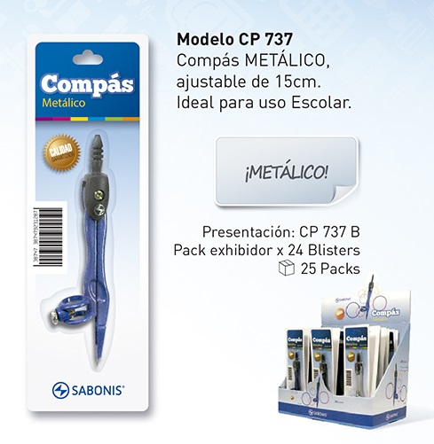 COMPAS CM737 METAL P/LAPIZ SABONIS