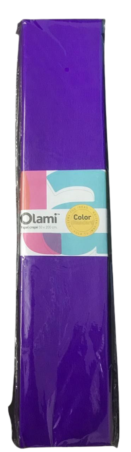 PAPEL CREPE VIOLETA X10 OLAMI