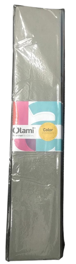 PAPEL CREPE GRIS X10 OLAMI