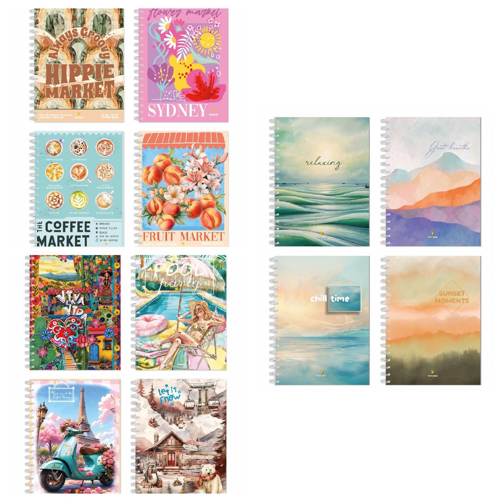 CUADERNO A5 SEMI-RIGIDO 80HJ NORPAC