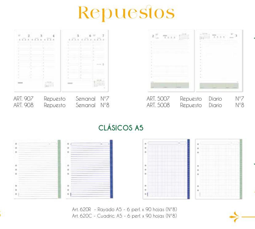 REPUESTO 5008 N8 DIARIO C/INDICE NORPAC
