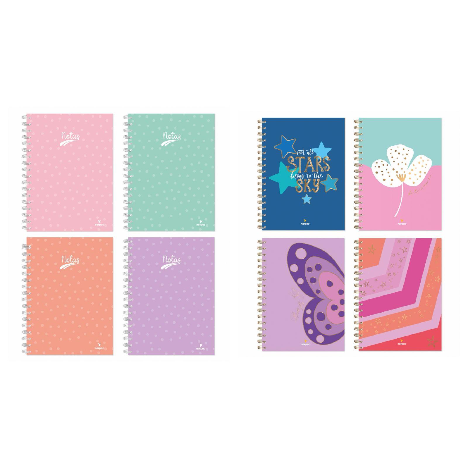 CUADERNO A5 TAPA DURA  R/C NORPAC 2110