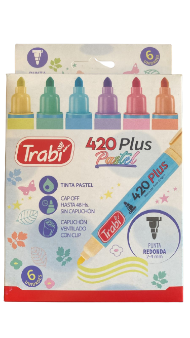 MARC 420 X6 PASTEL SURTIDO TRABI