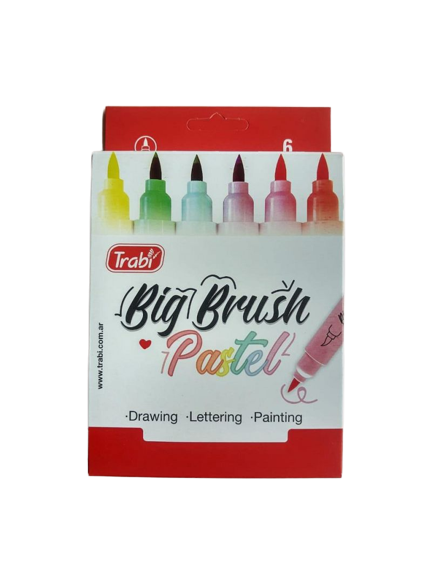 MARC PASTEL BIG BRUSH PINCEL X6 TRABI