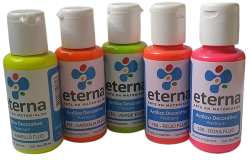 PINTURA ACRILICO 50ML FLUO ETERNA