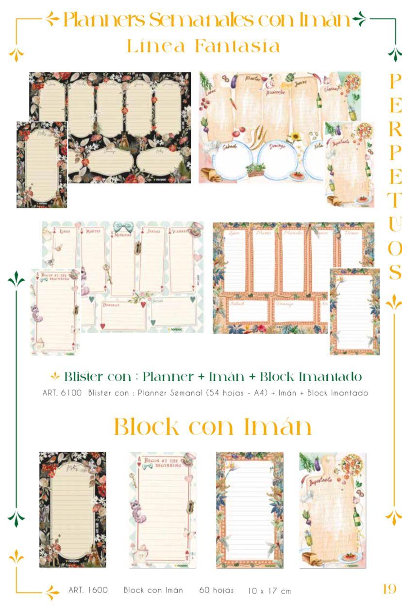PLANNER 6100  A4 + IMAN + BLOCK NORPAC