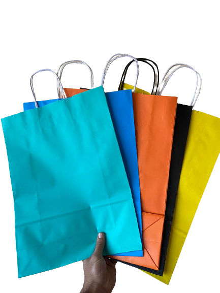 BOLSA COLOR LISA 30X12X41CM PAPERLAND