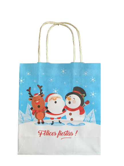 BOLSA NAVIDAD 22X10X30CM PAPERLAND