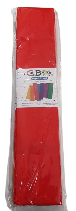 PAPEL CREPE ROJO X10 CBX