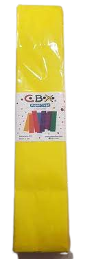 PAPEL CREPE AMARILLO  X10 CBX