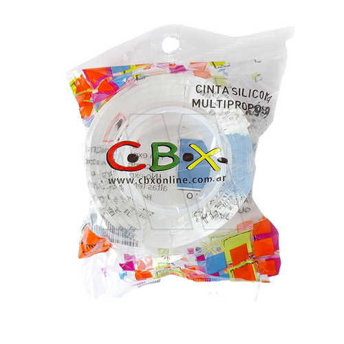 CINTA SILICONA ADHESIVA 30MMX1MT CBX