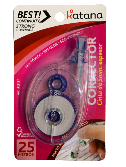 CORRECTOR 513621 CINTA 25MT KATANA
