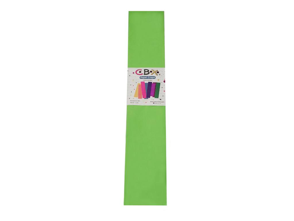 PAPEL CREPE VERDE MANZANA CLARO X10 CBX