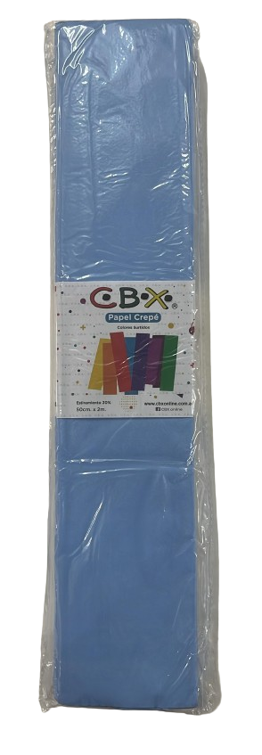 PAPEL CREPE CELESTE X10 CBX