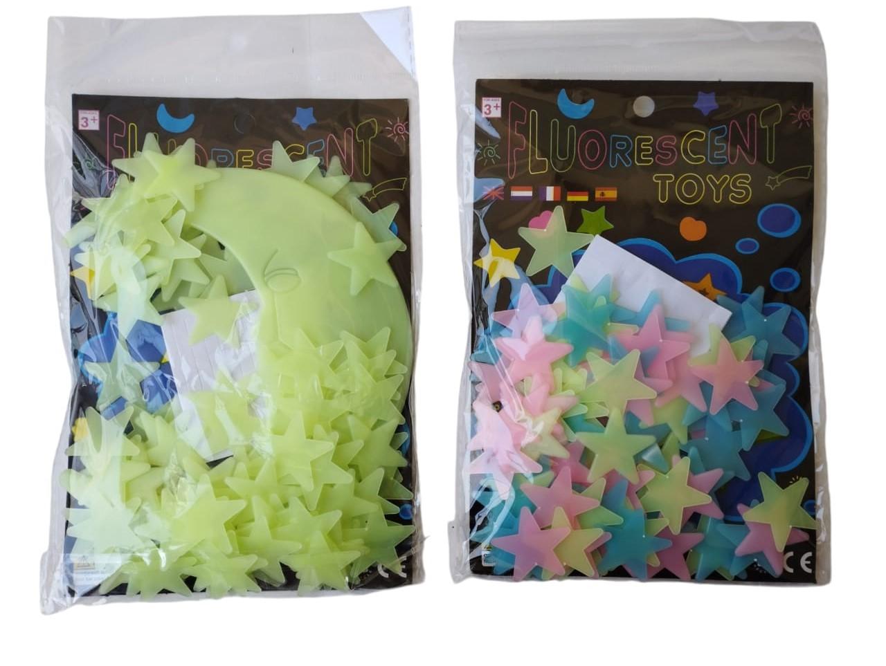 STICKER FLUORESCENTES CHICOS BLISTER