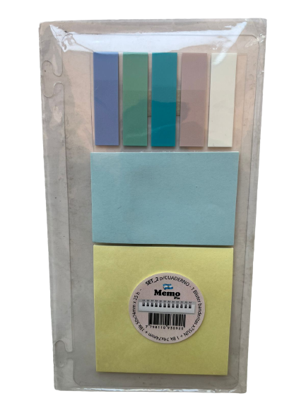 SET 2 CUADERNO INTELIGENTE MEMO FIX