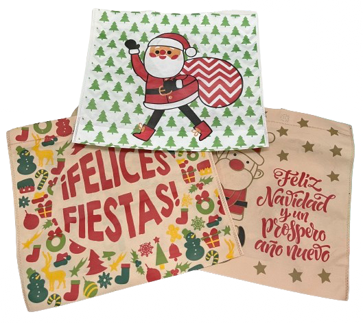 BOLSAS FRISELINA NAVIDAD 45X10X40CM