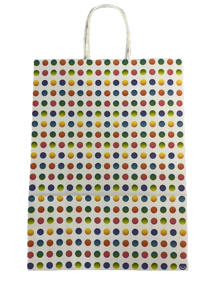 BOLSA COLOUR DOTS 30X12X41