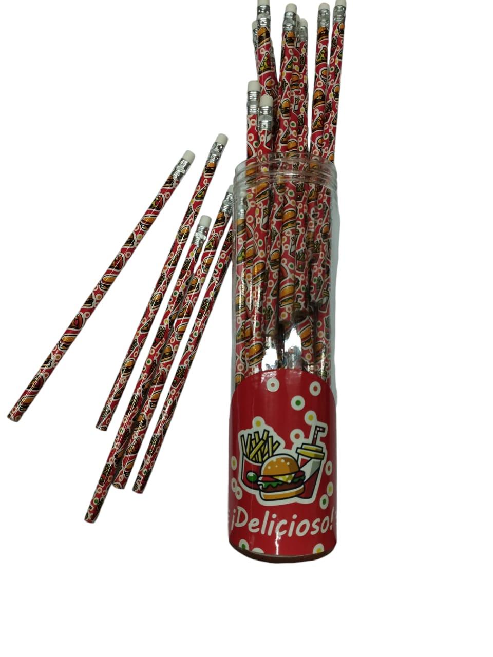 LAPIZ FAST FOOD TUBO X36
