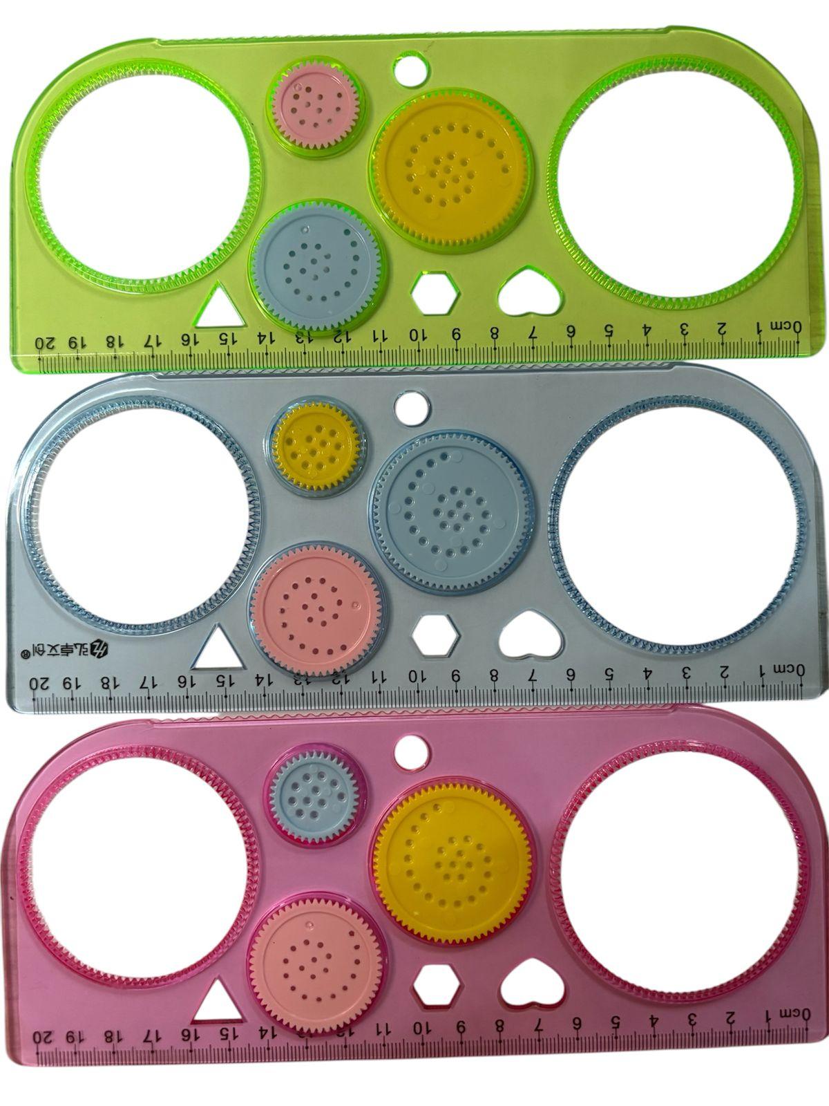 SET REGLA DIBUJO 20CM X1