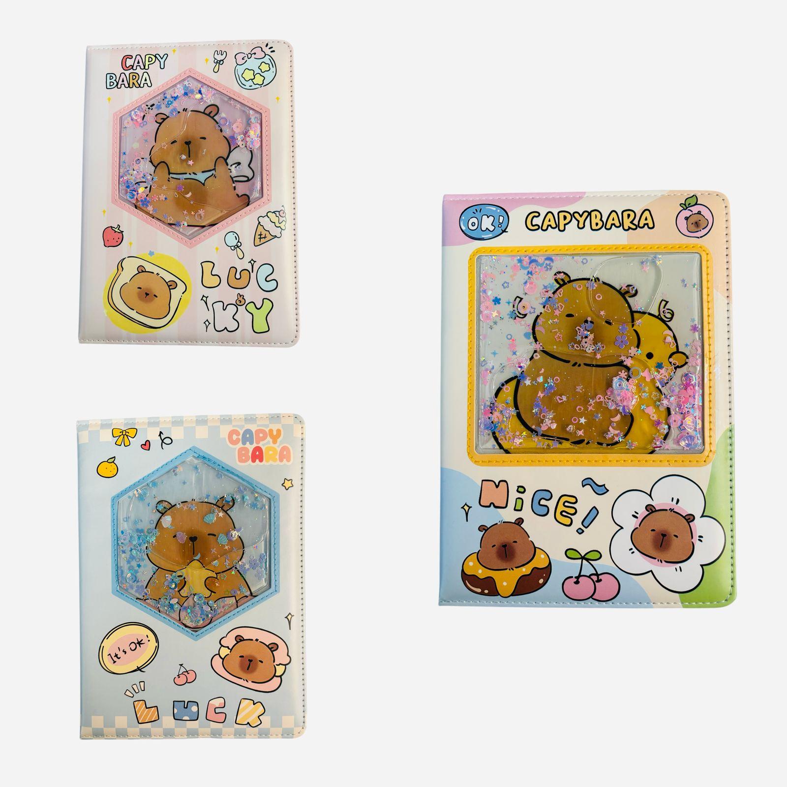 CUADERNO A5 CAPYBARA CON LIQUIDO