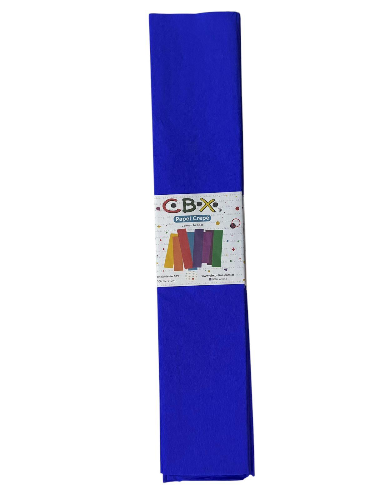 PAPEL CREPE AZUL FRANCIA X10 CBX