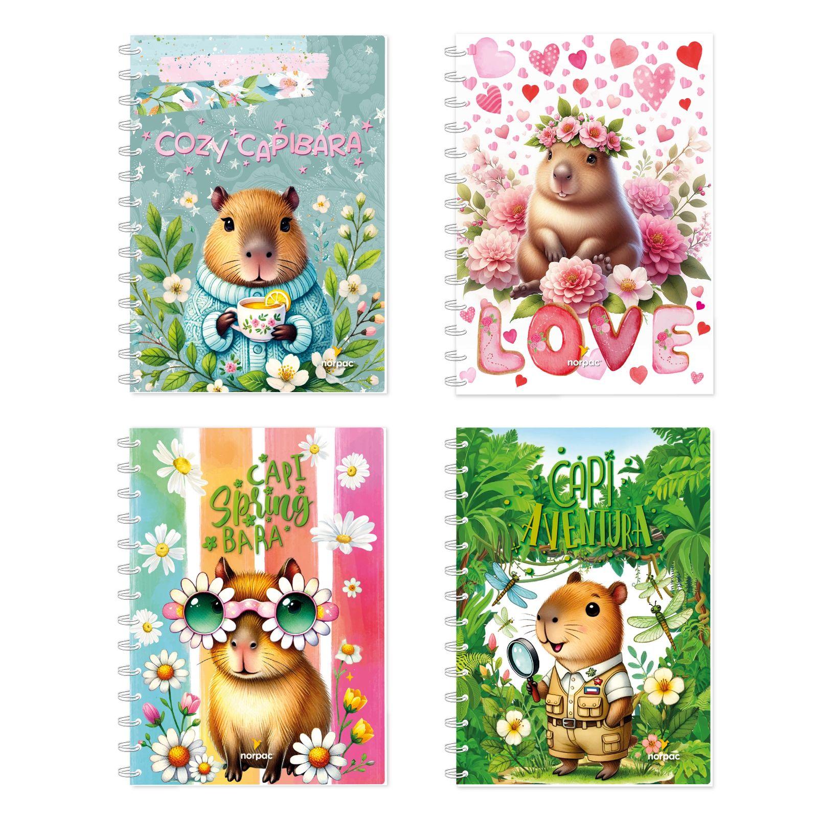 CUADERNO MEDIUM CAPYBARA 15X21 70H 9500