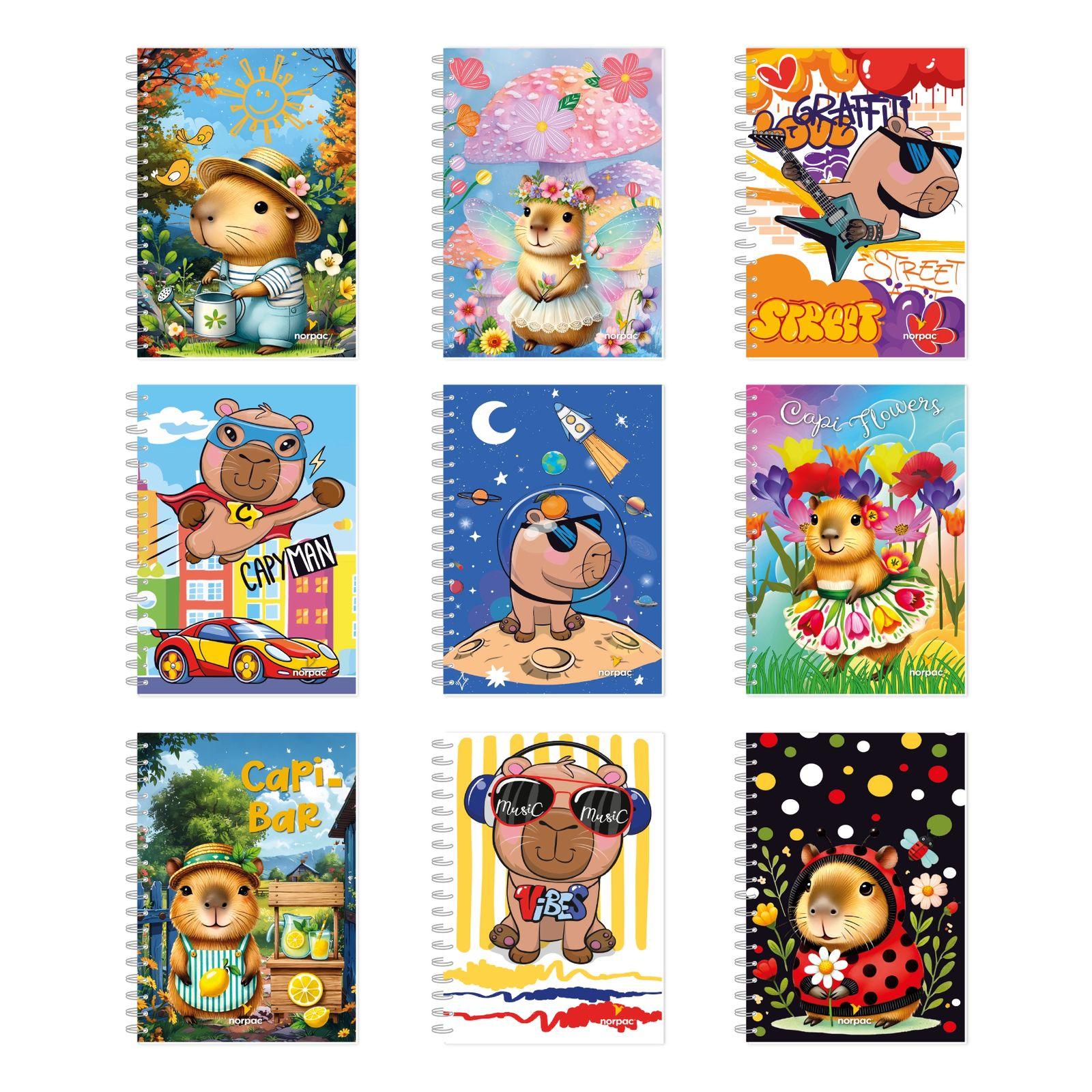 LIBRETA CAPYBARA 9X14 8241R NORPAC