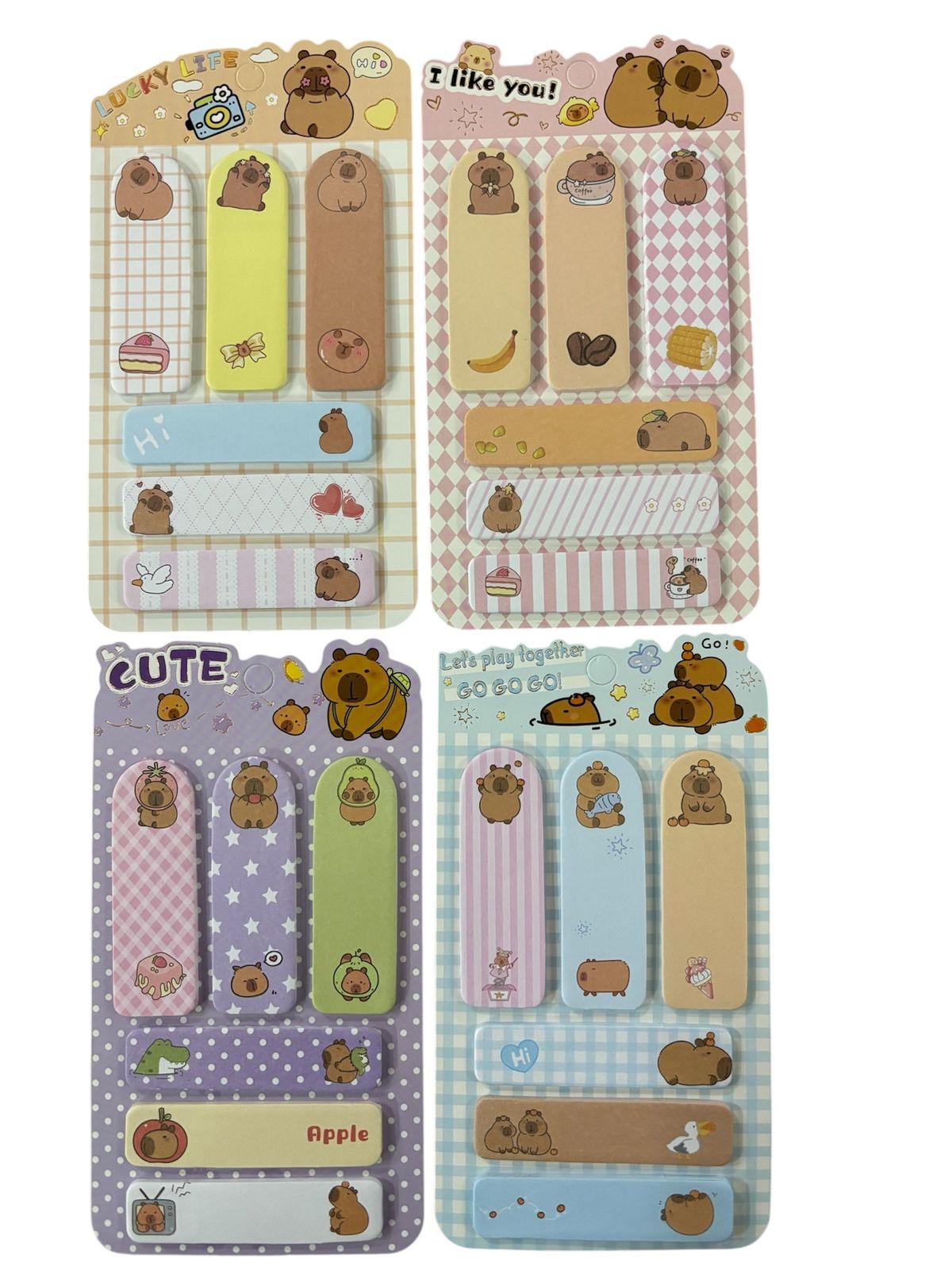 POST IT CAPYBARA 6 MODELOS X20H