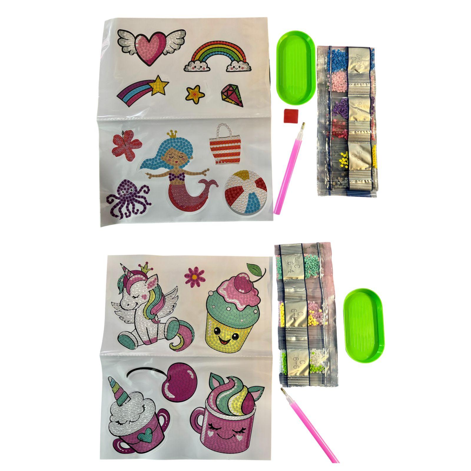 DIAMONDS 2 PLANCHAS STICKERS DOT DAZZLE