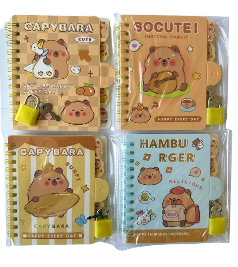 DIARIO CAPYBARA CON SEPARADORES 9X12
