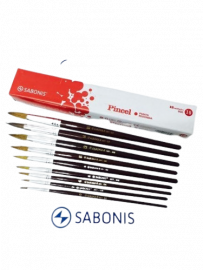 PINCEL REDONDO N°6 X12 SABONIS