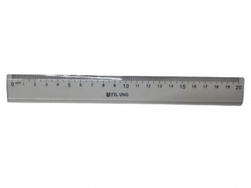 REGLA 20CM TRANSPARENTE UTIL-UNO