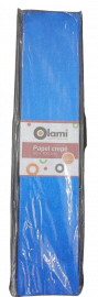 PAPEL CREPE AZUL METALIZADO X5 OLAMI