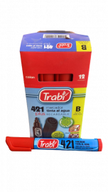 MARC 421 AGUA CHATO X12 ROJO TRABI