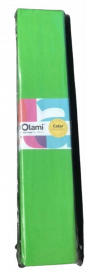 PAPEL CREPE VERDE MANZANA X10 OLAMI