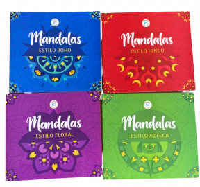 LIBRO MANDALA 22X21CM OCHENTA&SIETE