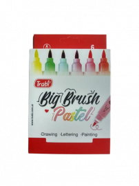 MARC PASTEL BIG BRUSH PINCEL X6 TRABI