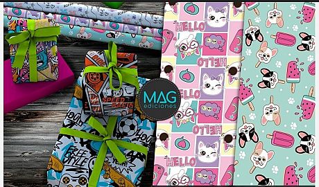 PAPEL DE REGALO 75X100CM MAG