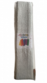 PAPEL CREPE PLATA METALIZADO X10 CBX