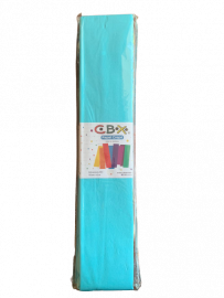 PAPEL CREPE TURQUESA PASTEL X10 CBX
