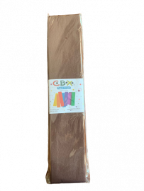 PAPEL CREPE MARRON OSCURO X10 CBX