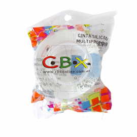 CINTA SILICONA ADHESIVA 30MMX1MT CBX