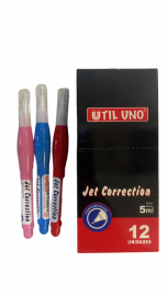 CORRECTOR 5ML COLOR X12 UTIL-UNO