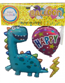 STICKER GLOBO DINO X1 COLOURS